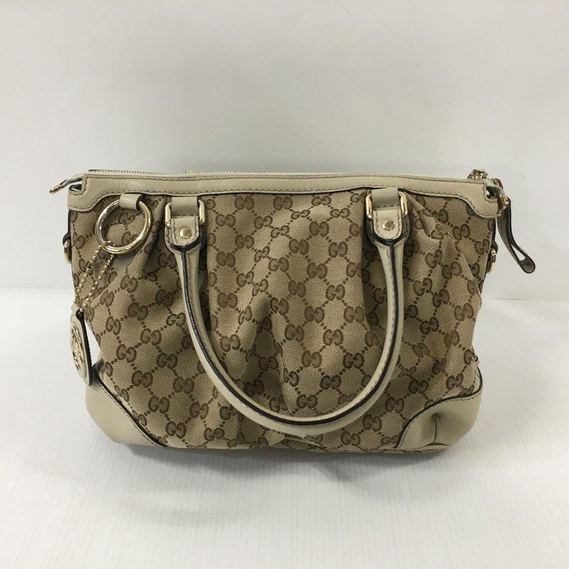 TEI 【現状渡し品】 GUCCI 247902 GG柄 スーキーキャンバス2WAY バッグ グッチ 〈180-240105-YO-14-TEI〉_画像2