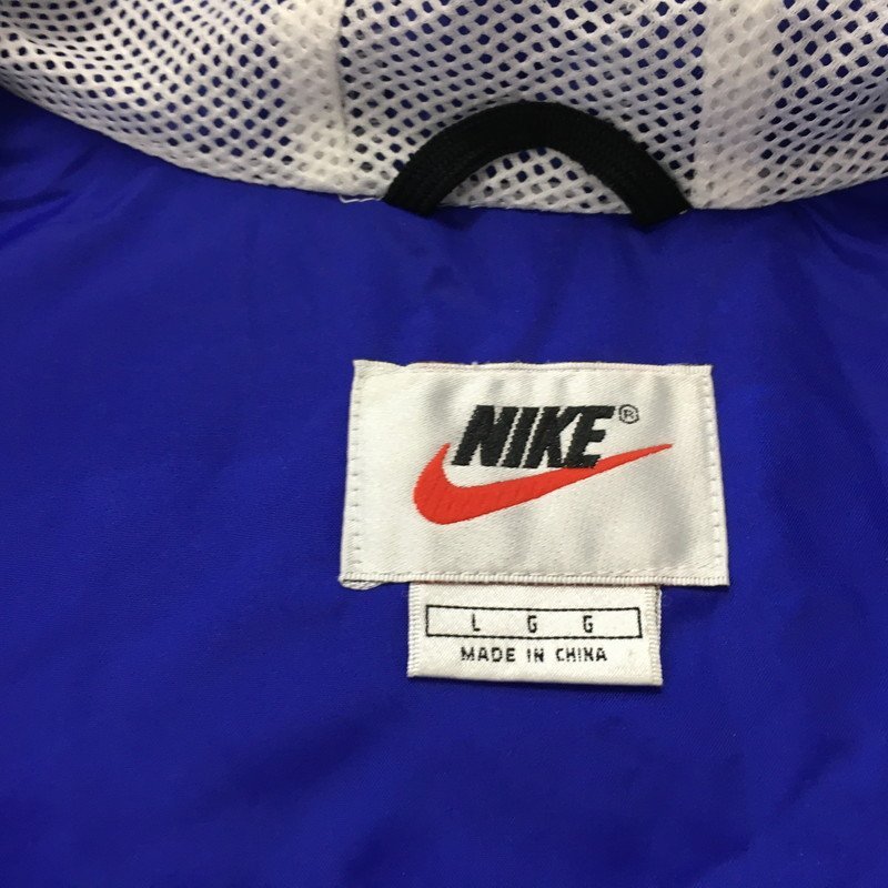 TEI 【中古品】 NIKE アノラック ナイロンパーカー ブルー ホワイト グレー サイズL ナイキ 〈148-240122-YO-23-TEI〉_画像6