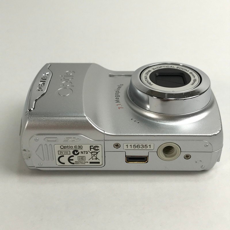 FUZ【ジャンク品】 PENTAX Optio E30 デジタルカメラ 動作未確認 本体のみ 〈94-240131-YY-18-FUZ〉の画像4