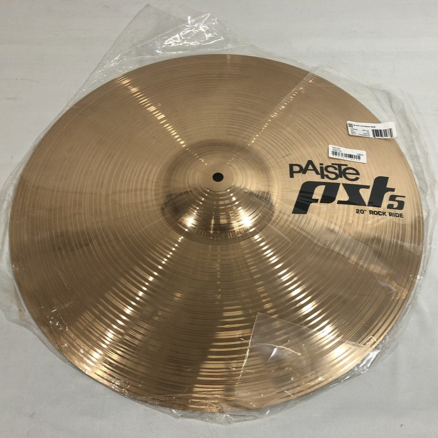 H【未使用品】 シンバル PAISTE PST 5 ROCK RIDE 20 0682720 〈116-240105-SS-4-HOU〉_画像1