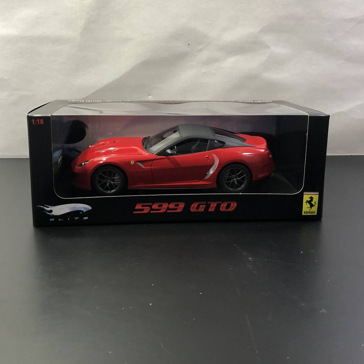 32Y 1円～ ELITE エリート 1/18 フェラーリ 599 GTO Ferrari HOTWHeels MATTEL_画像1