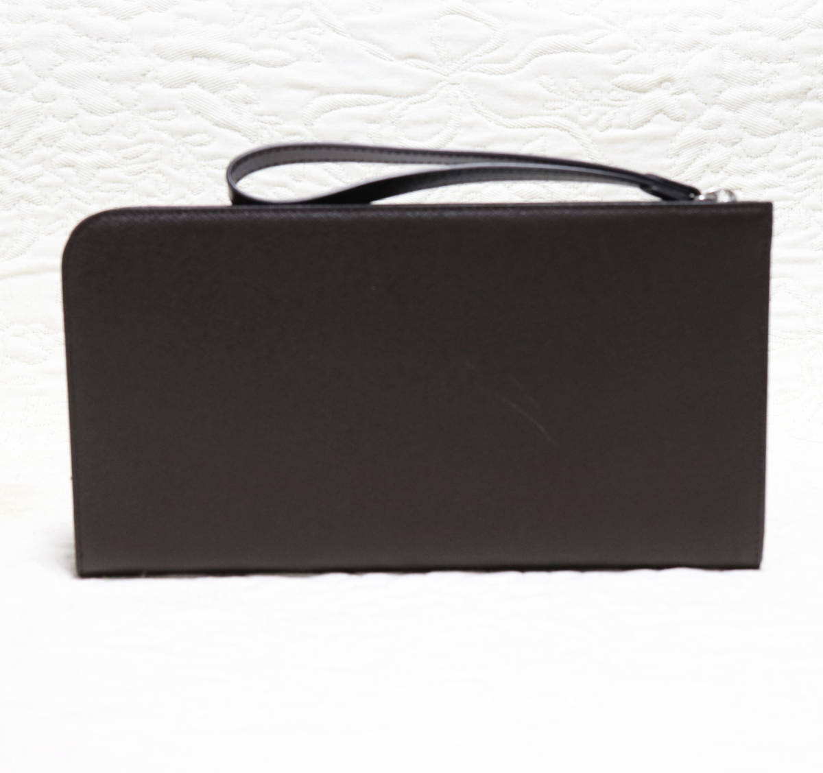 新品【ランバンコレクション】財布対応 レザーセカンドバッグ クラッチバッグ v4323_画像3