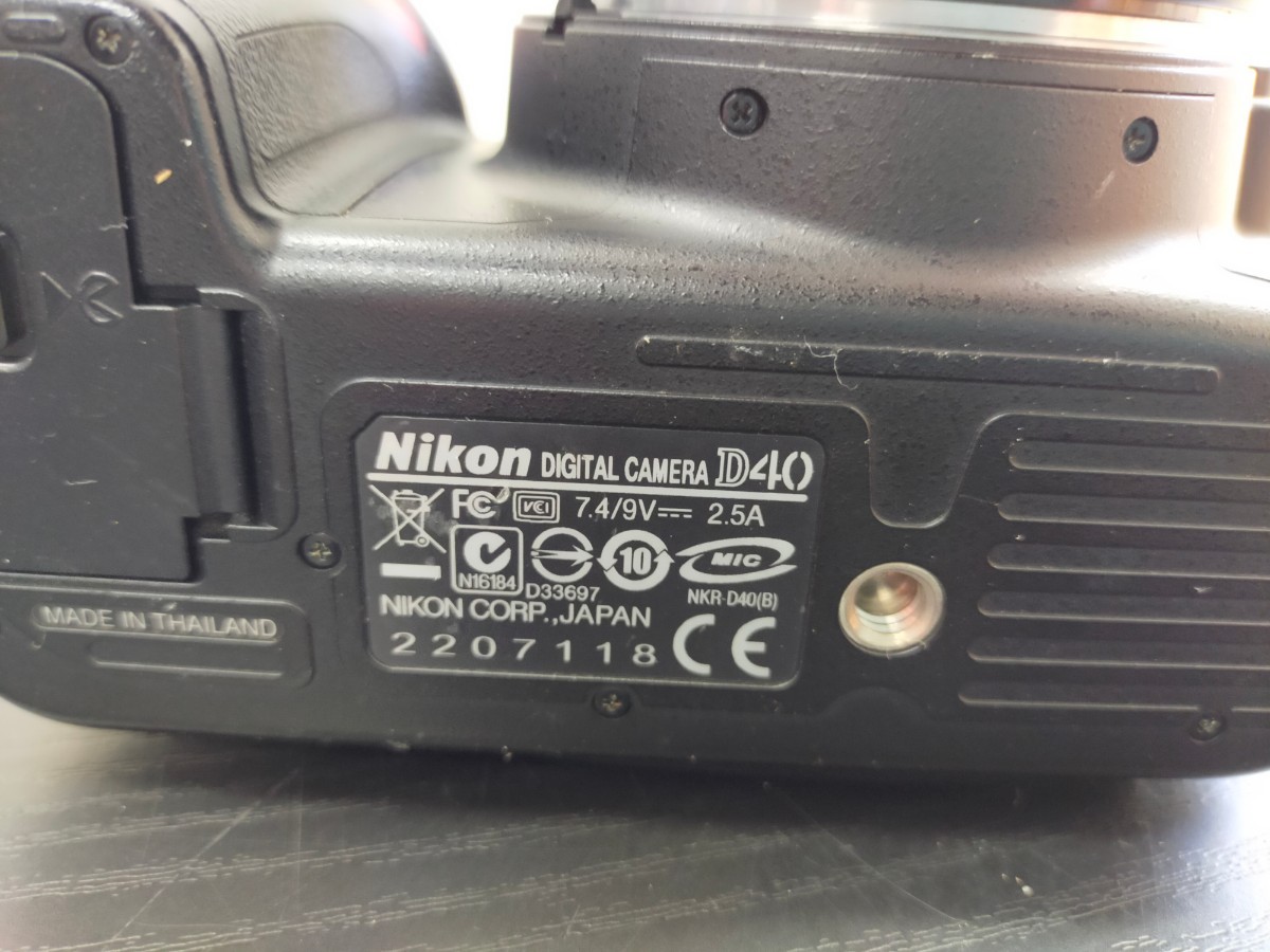 1円〜☆ Nikon ニコン デジタル一眼レフカメラ D40 18-55mm_画像9