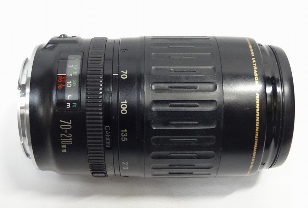 動作未確認 カメラレンズ CANON ZOOM LENS EF 70-210mm 1:3.5-4.5 ULTRASONIC キヤノン デジカメレンズ 現状品_画像2