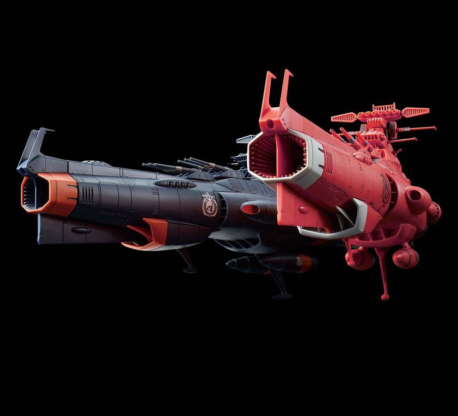 1/1000do red Note class Mars absolute .. line set for water transcription type decal free shipping ( Bandai made regular goods Yamato and romeda mechanism kore