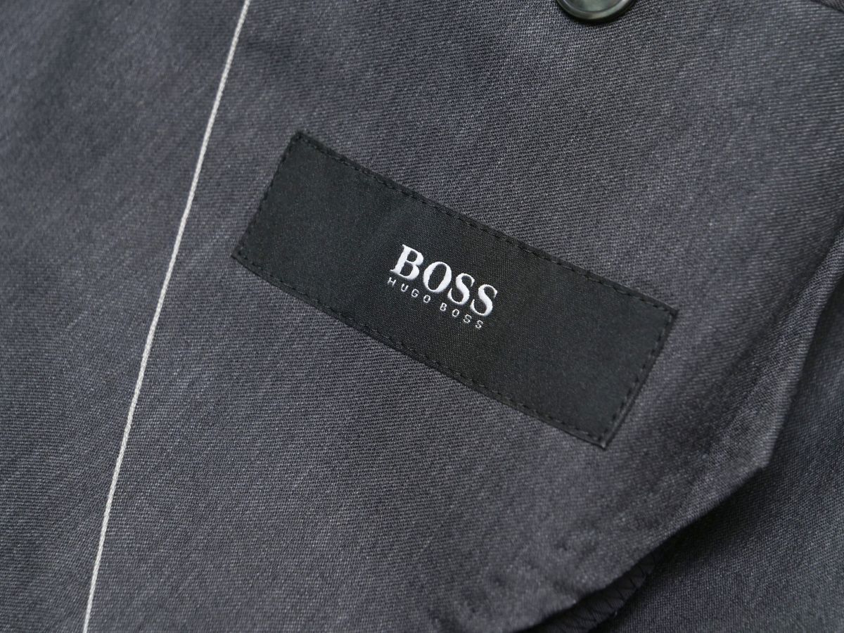 TG9644//*ヒューゴボス/HUGOBOSS*メンズ/別生地セットアップ/ジャケット＋スラックス/スーツ/グレー_画像7