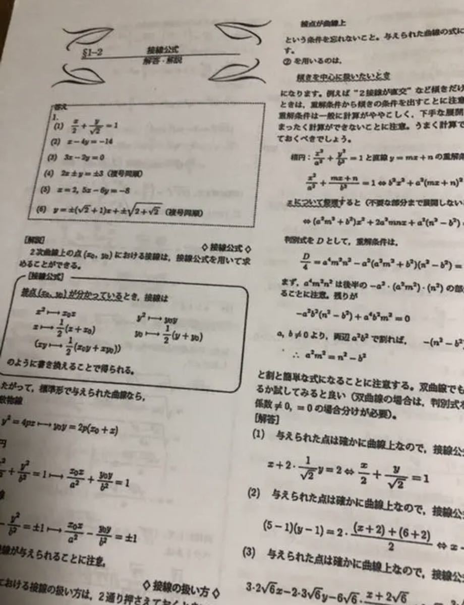 鉄緑会 鶴田先生 数Ⅲ 基本方針チェック 冊子 大阪校 数学の画像3