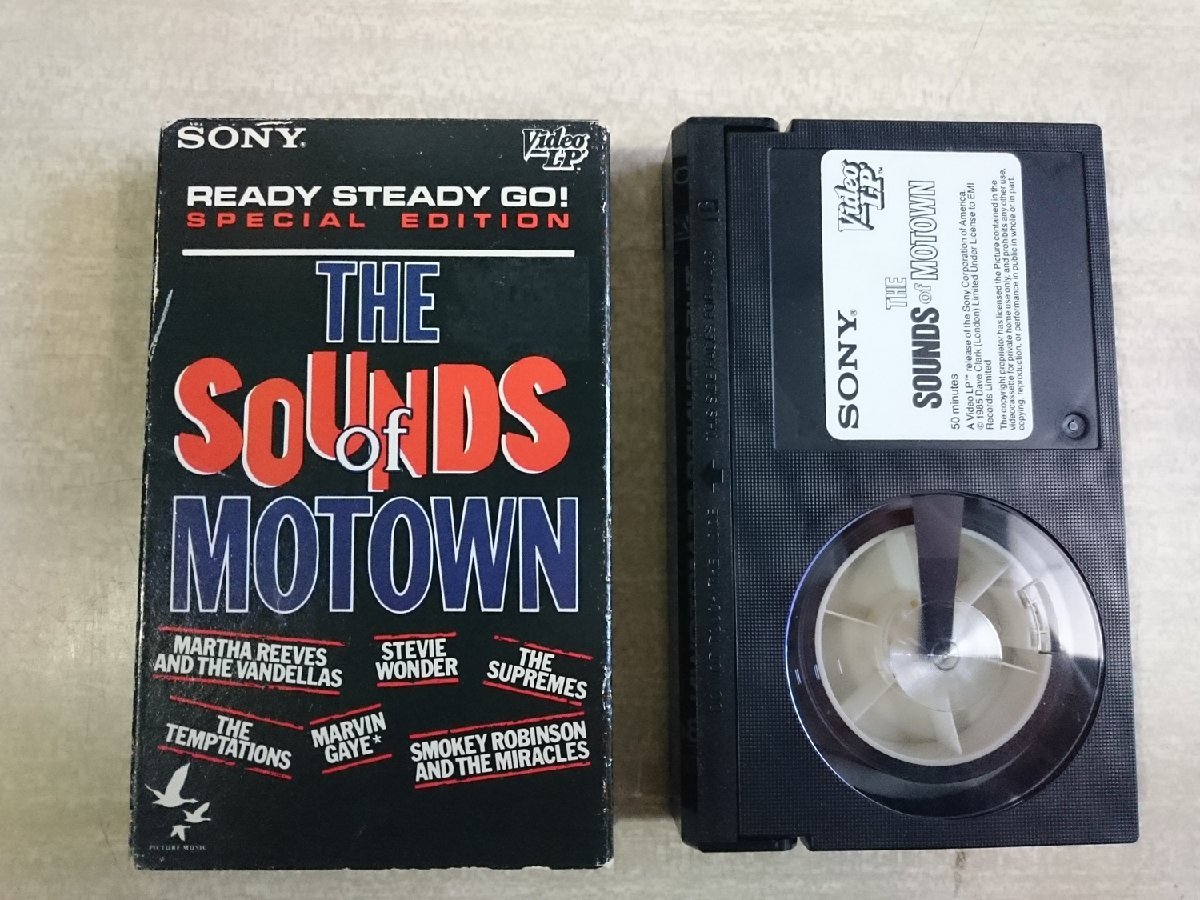 [W3611] ベータビデオ「THE SOUND of MOTOWN」/ SONY Betaテープ TEMPTATIONS SUPREMES他 再生未確認 中古 現状の画像1