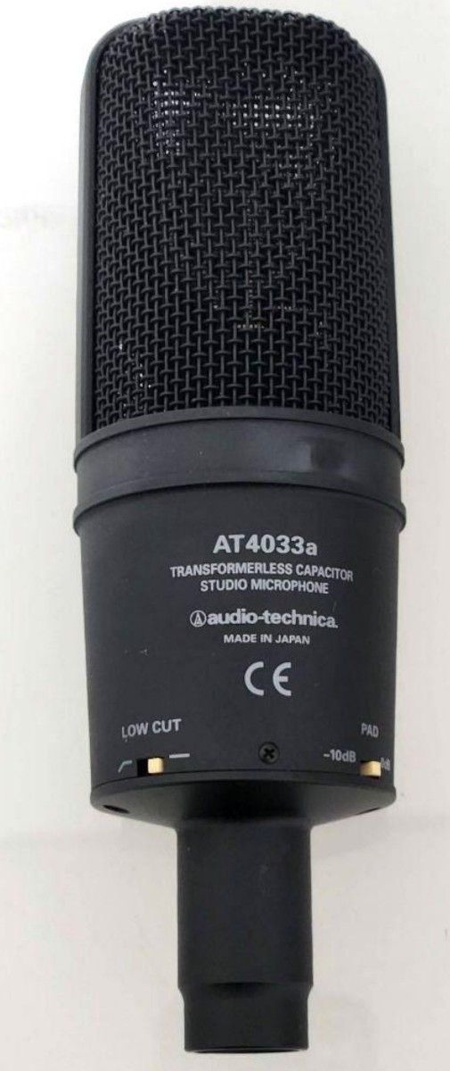 audio-technica オーディオテクニカ コンデンサーマイクロホン AT4033a ショックマウント付 コンデンサーマイク