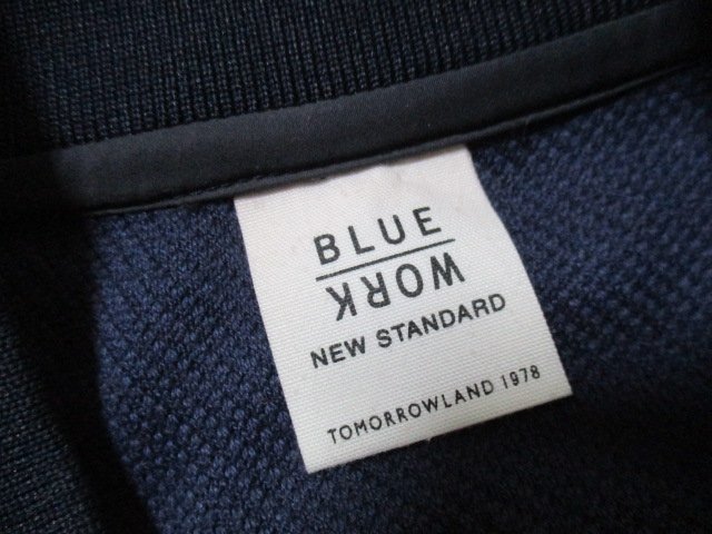 f4　ブルーワーク　Bluework　薄手ジャケット　トゥモローランド　S　紺　51-8_画像5
