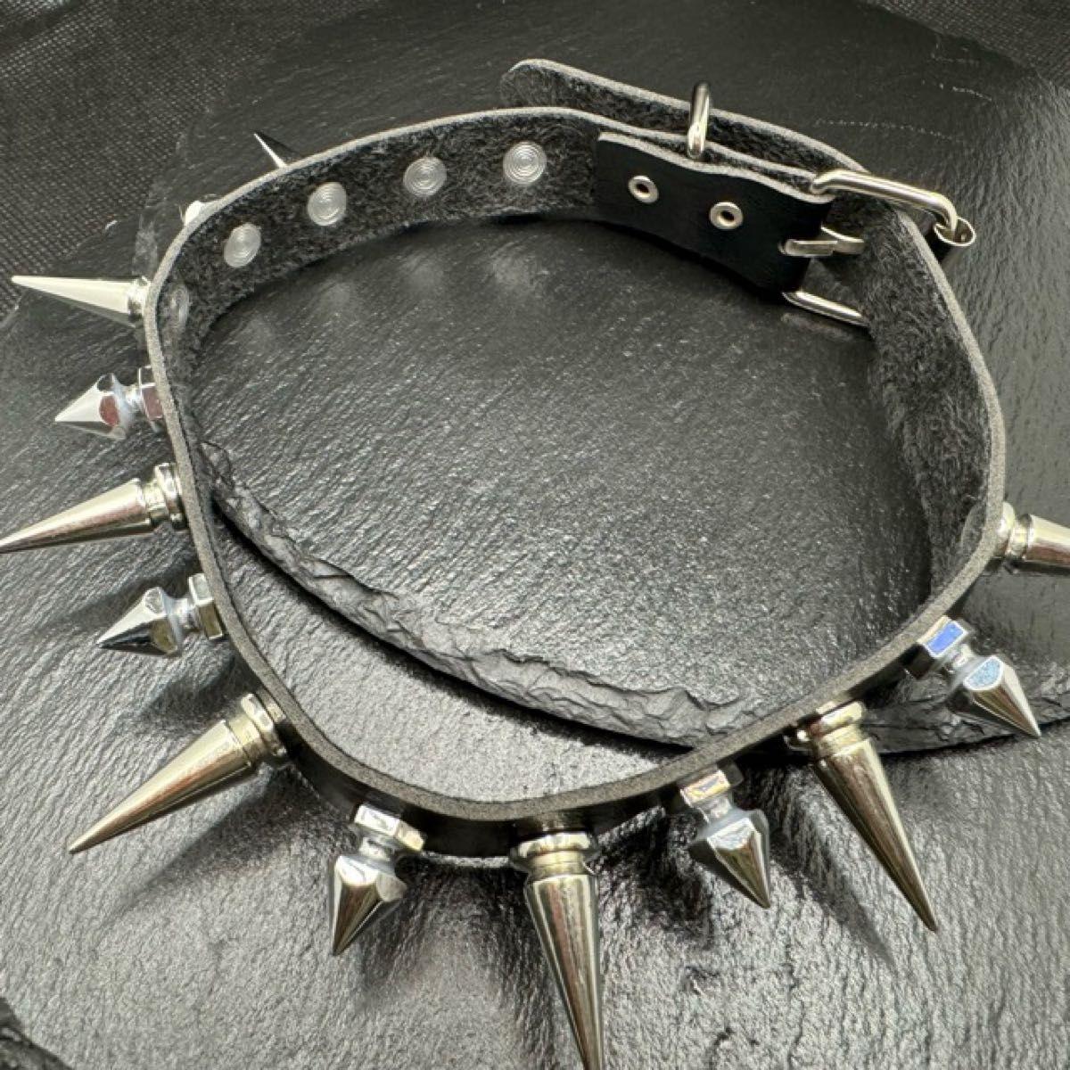  neck wheel flat tire accessory choker punk fashion ground . Gothic and Lolita studs cosplay .. men's lady's sick .togetoge