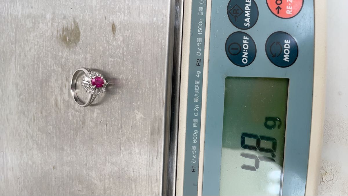 PT900 リング ルビー 1.13ct  ダイヤモンド0.45ct 鑑別書付き　天然ルビー ダイヤ 宝石 リング 指輪