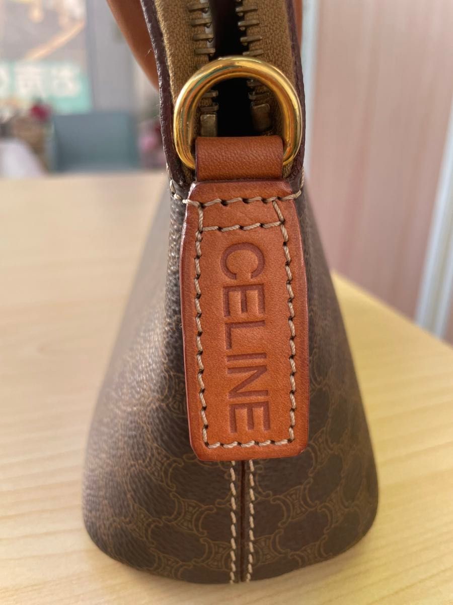 【レア美品】【美品】セリーヌ　CELINE　2WAY ミニ ハンドバッグ　ポシェット　 ショルダーバッグ