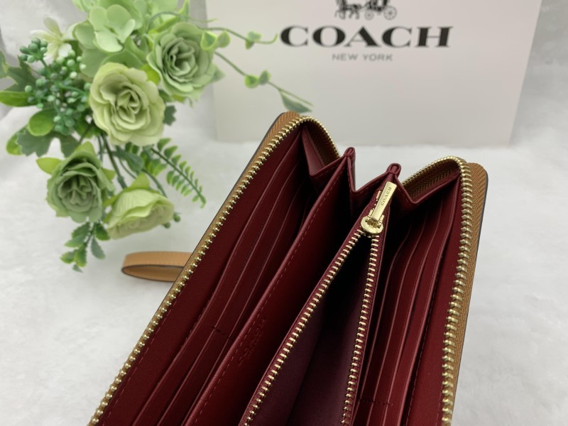 コーチ COACH 長財布 財布 レインボーシグネチャー柄 レディース プレゼント 贈り物 シグネチャー ジップ 新品 ファッション C138 C4537_画像9