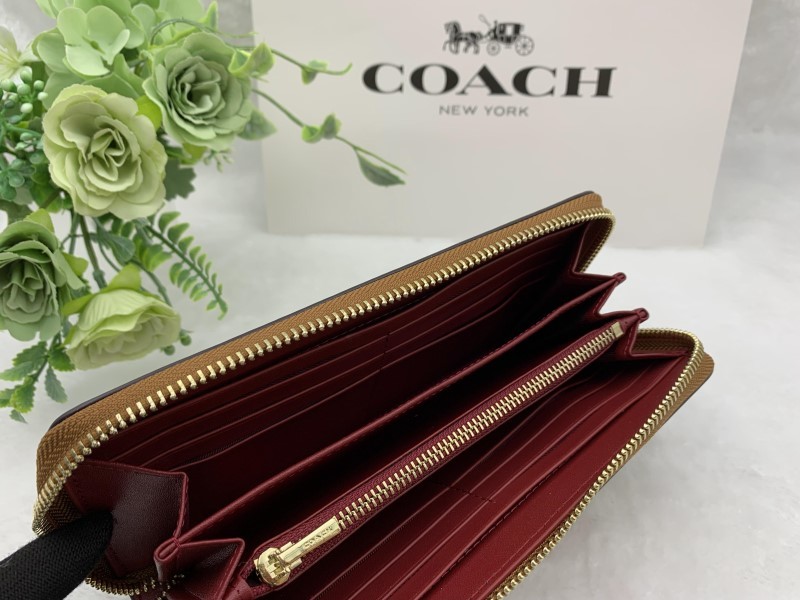 コーチ COACH 長財布 財布 レインボー シグネチャー プレゼント 贈り物 シグネチャー ロング ジップ 新品 未使用 ファッション C4537 C138_画像8