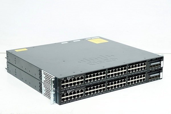 Cisco/シスコ Catalyst 3650シリーズ スイッチ 2台セット▲WS-C3650-48TS-S V04 中古▲送料無料_★☆★送料無料となります★☆★