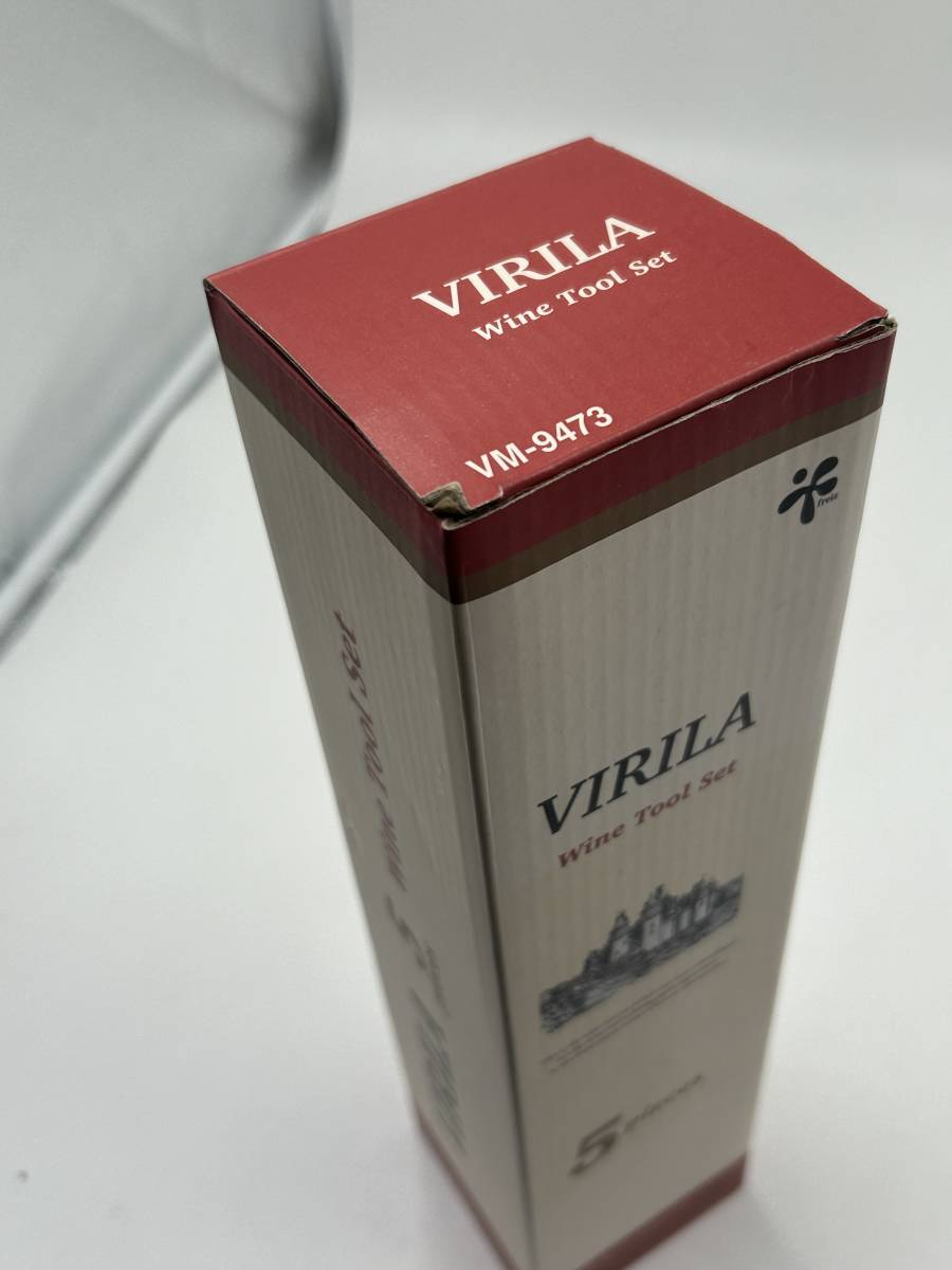 新品 未使用 VIRILA ヴィリーラ 5点ツールセット 元箱 ワインオープナー ソムリエナイフ VM-9473の画像7