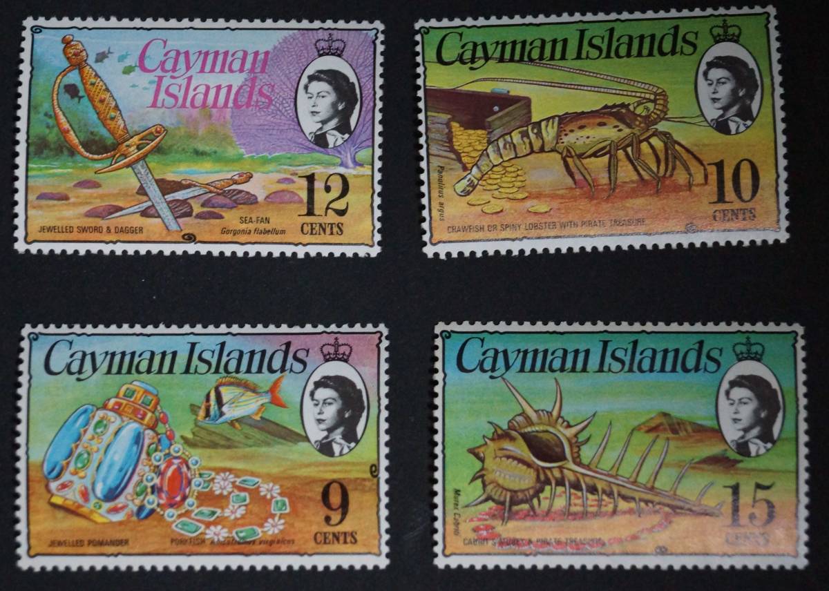 【寂】イタリア サンマリノ 1967年『名画』3種,イギリス領 ケイマン諸島『貝』10種 切手 計13種 s60123_画像4