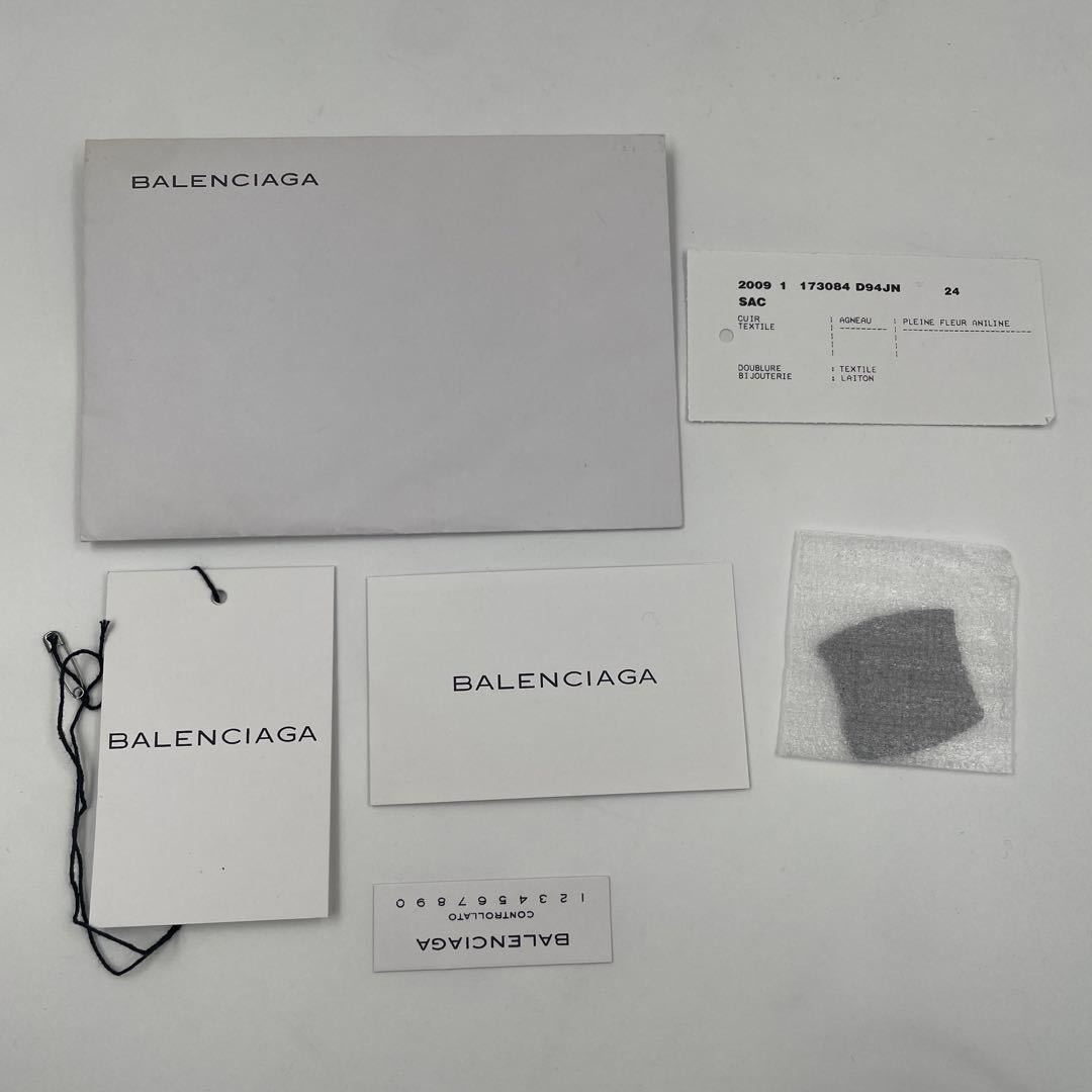 1円●美品 付属品付き●BALENCIAGA バレンシアガ 173084ザ・ジャイアントシティ レザー 2way ショルダーバッグ ハンドバッグ グレー系 _画像9