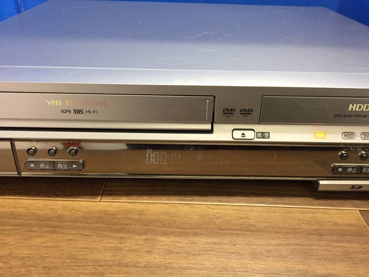 パナソニック HDD内蔵DVD/VHSレコーダー DMR-EH70V 中古品526_画像2
