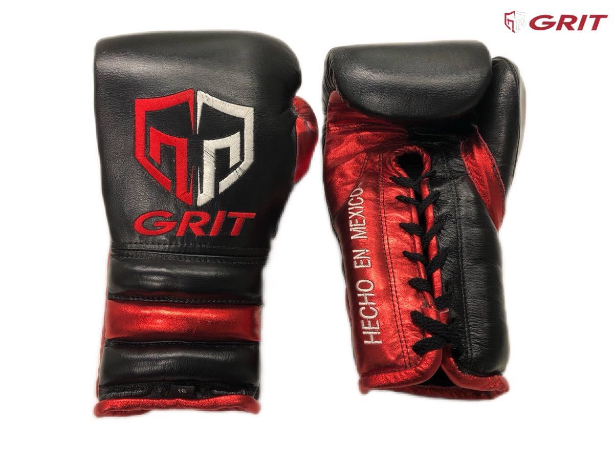 GRIT LACE UP MX BOXING GLOVE メキシコ製　紐式_画像3