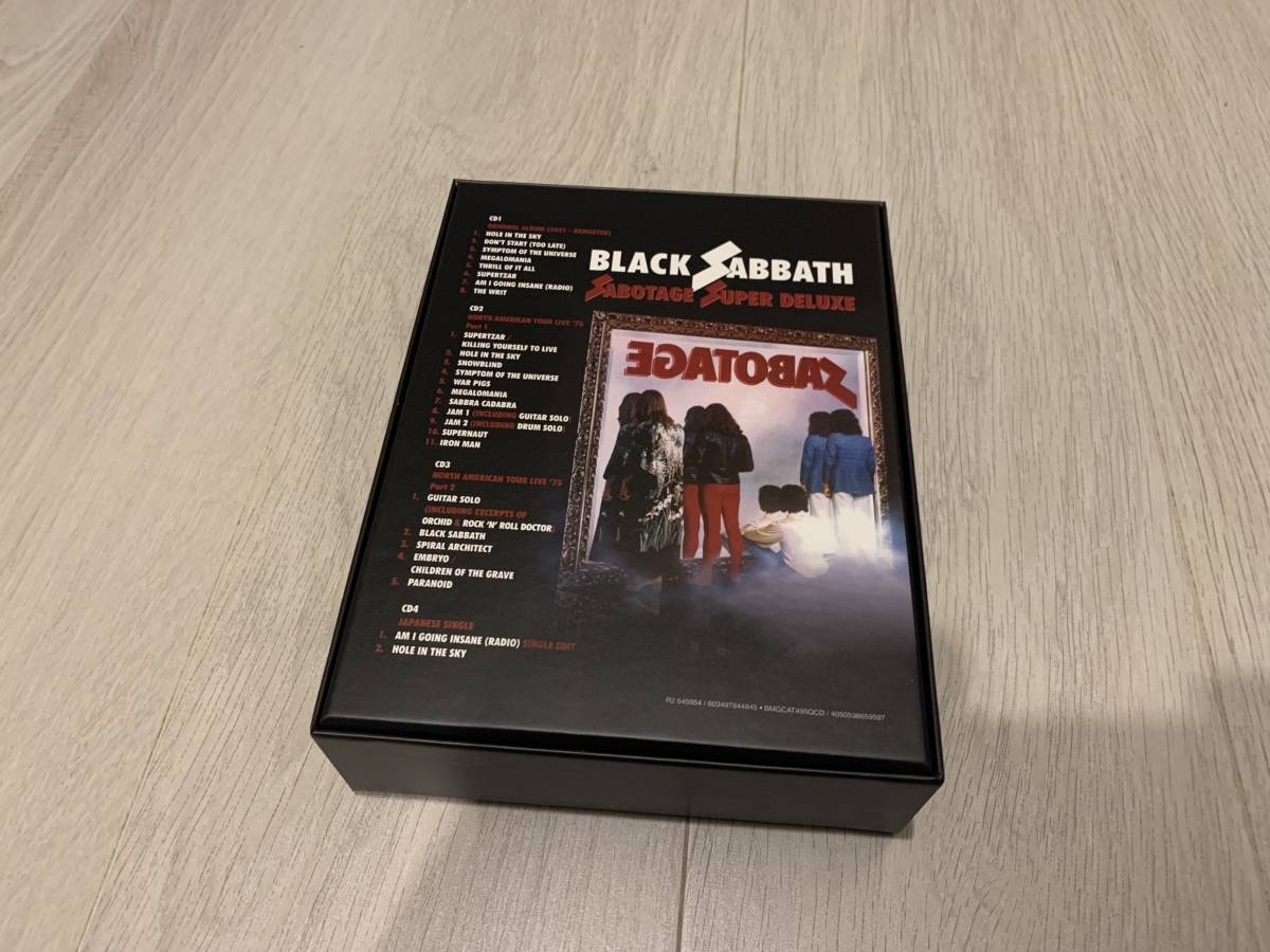 【4CD/BOX】BLACK SABBATH / SABOTAGE SUPER DELUXEの画像3