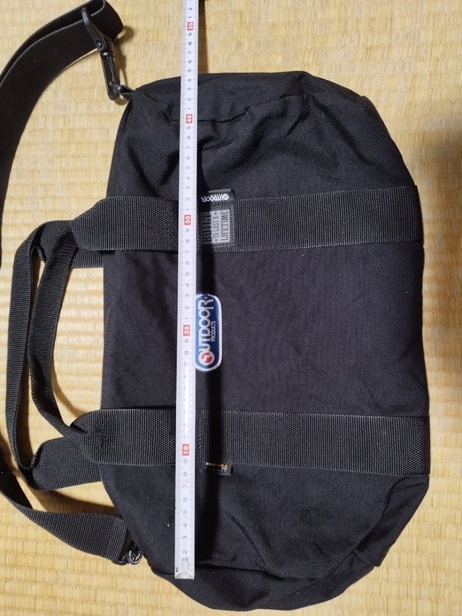 [OUTDOOR PRODUCTS] Outdoor Products Boston & shoulder 2WAY bag width 43cm× diameter 21cm black CORDURAko-te.la material 