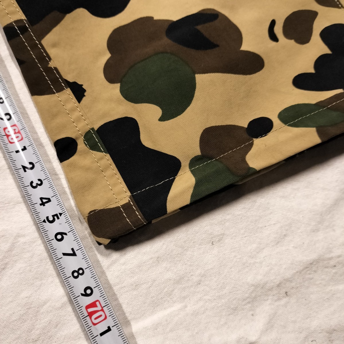 A・BATHING APE 迷彩 カーゴパンツ Mサイズ ナイロンパンツ カモフラ アベイシングエイプ_画像8