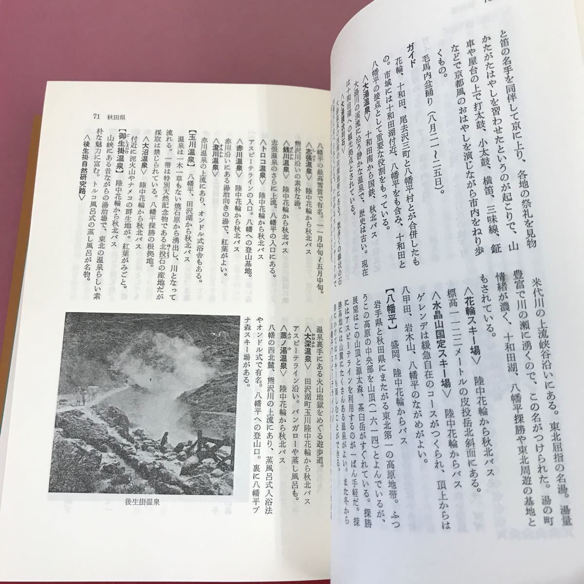 あ18-061 旅に強くなる本 旅行セミナー会編 全国の温泉・名勝・名物 ケース、シール跡、スレよれ汚れ有り 焼け有り_画像7