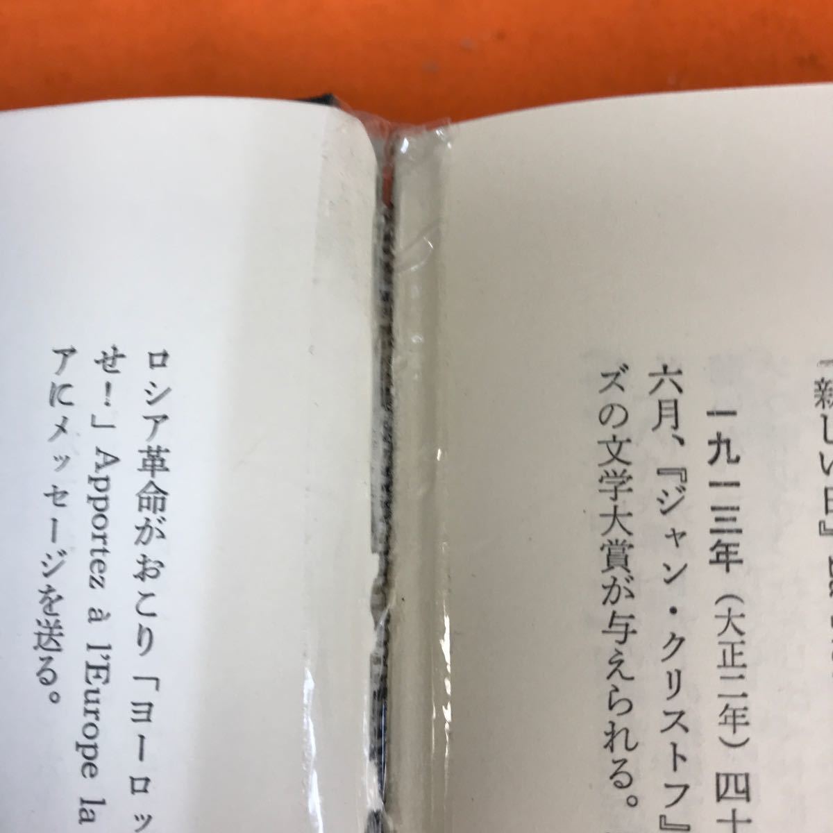 あ40-003 新潮世界文学 1~27巻のうち21巻まとめ（外箱染み、外箱表紙破れ有り 共に数冊有り 本体、テープ修正有り 月報ほとんど欠品）_画像4