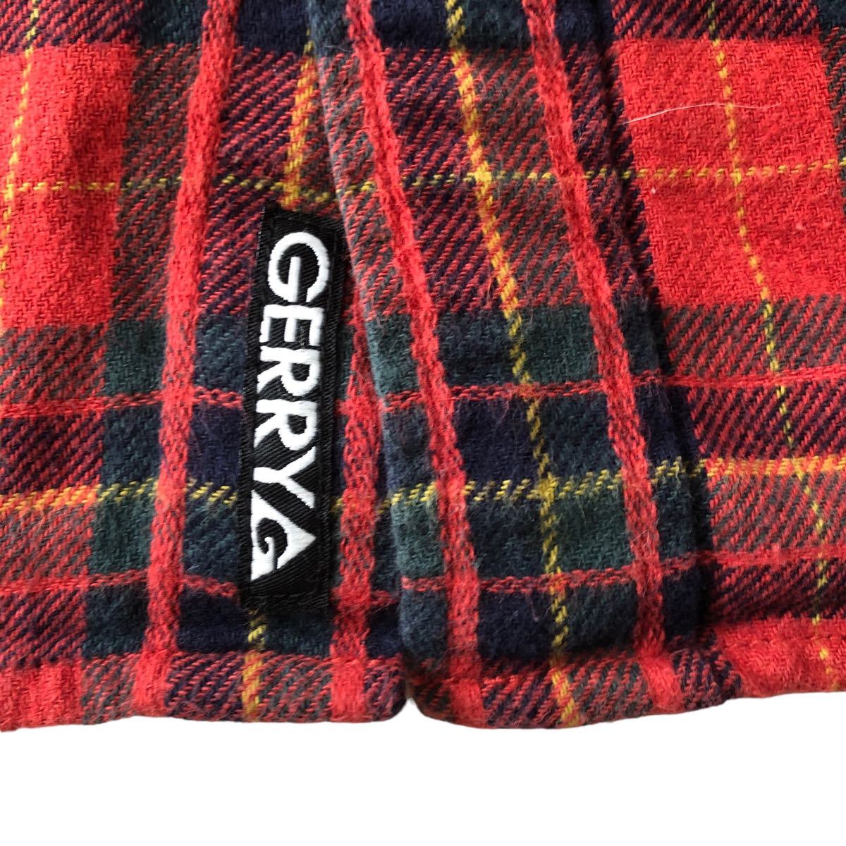 ★ GERRY ジェリー レディース チェック シャツ レッド ネルシャツ オンブレチェックシャツ アメカジ 長袖シャツ_画像6