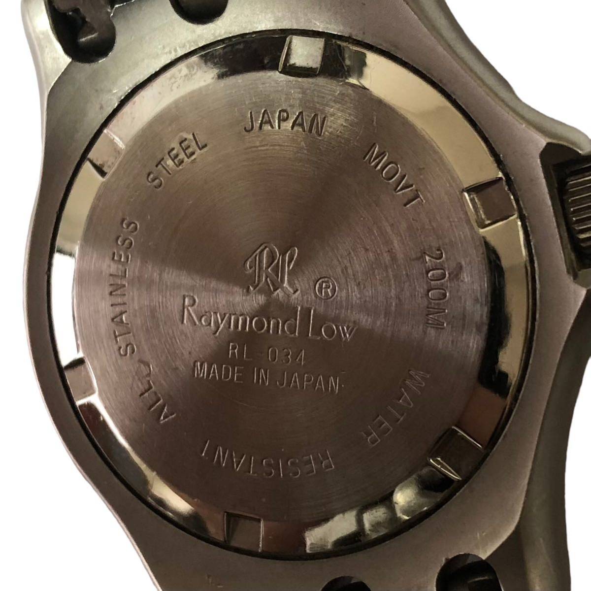 ★ Raymond low レイモンドロー レディース腕時計 クォーツ 200m防水 RL-034 日本製 アナログ_画像7