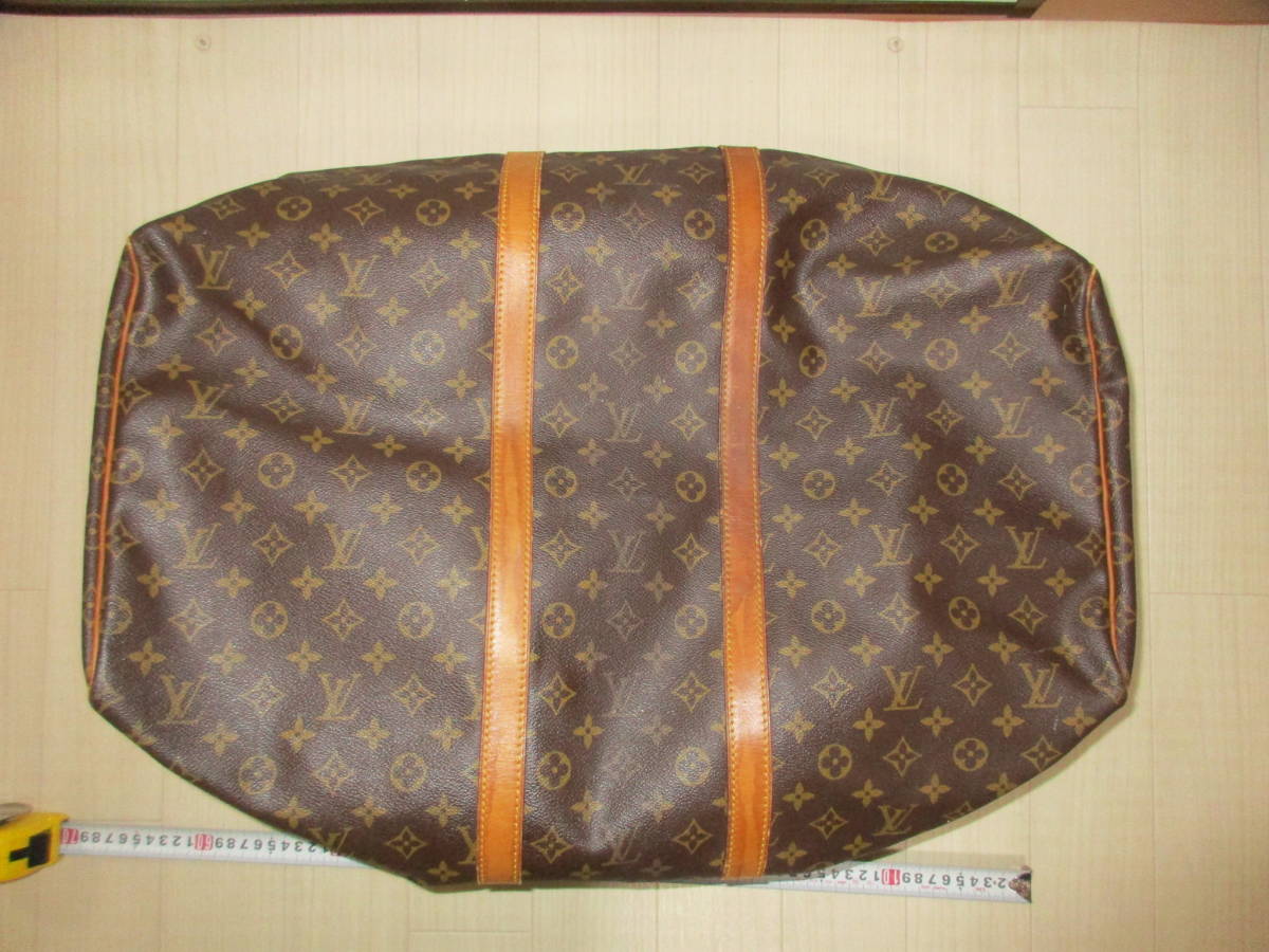 中古 LOUIS VUITTON ルイヴィトン モノグラム キーポル 55 ボストンバック M41424 マルチカラー ダミエ エピ タイガライン ヴェルニライン_画像7