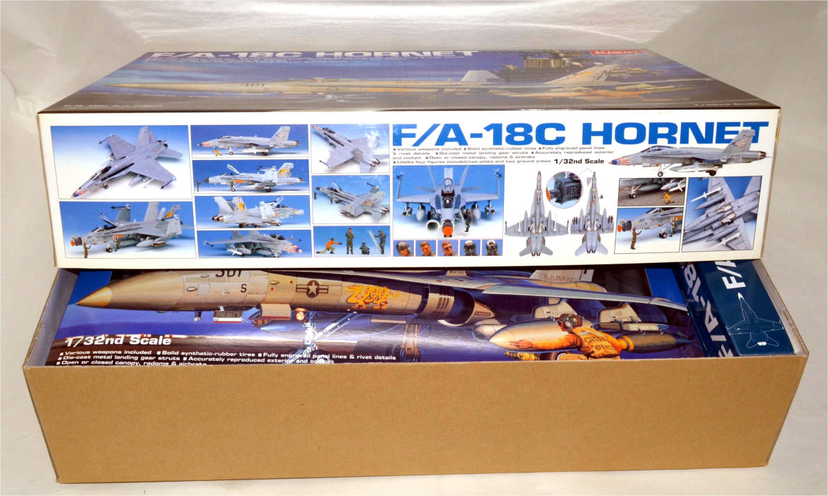 ☆彡 こんな!!!!! ACADEMY 1/32 F/A-18C HORNET 米国海軍 艦上戦闘機　ホーネット　アカデミー ☆彡n_画像4