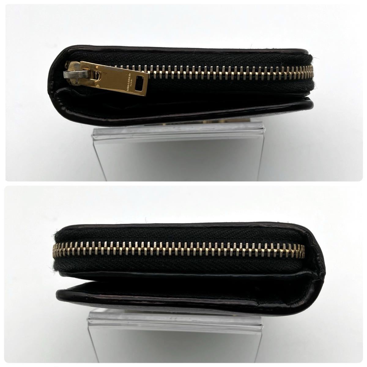 イヴ・サンローラン 財布 ラウンドジップ YSL ミニ財布 ブラック イヴ・サンローラン 財布 ラウンドジップ YSL ミニ財布 ブラック