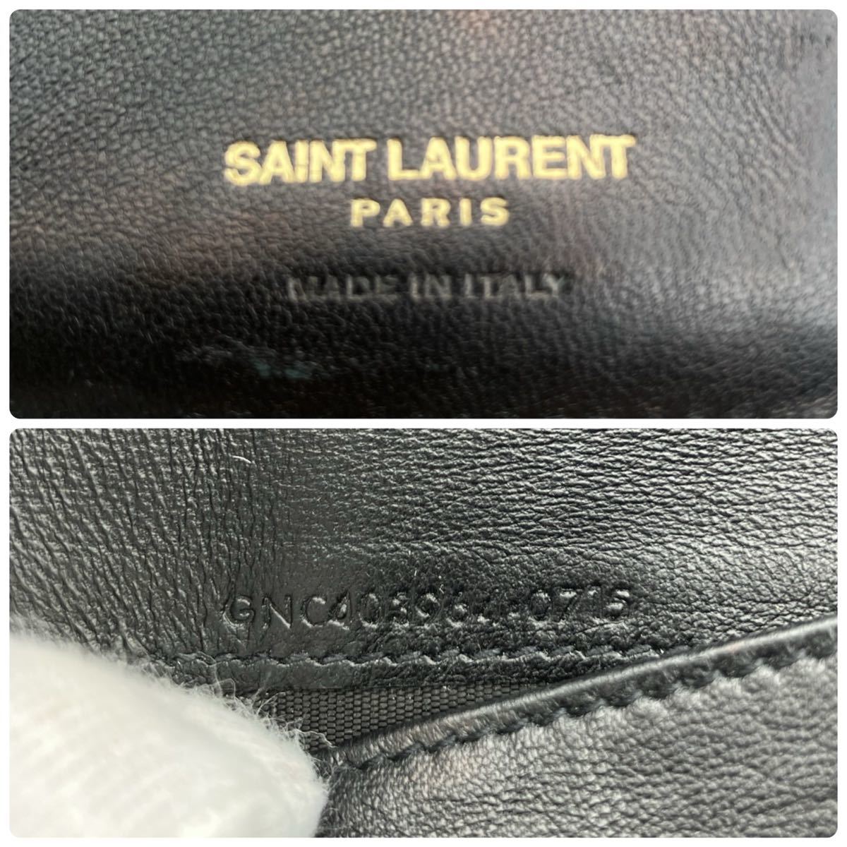 イヴ・サンローラン 財布 ラウンドジップ YSL ミニ財布 ブラック イヴ・サンローラン 財布 ラウンドジップ YSL ミニ財布 ブラック