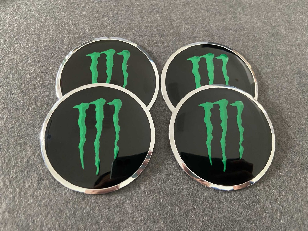 MONSTER用 キャップシール 56.5mm ホイールセンター 4枚入★453_画像2