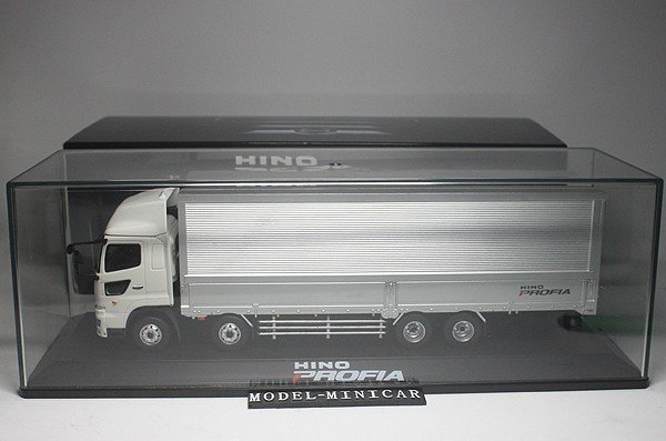 ▲超希少！HINO特注！1/43 日野 HINO PROFIA プロフィア Truck トラック コンテナ 白 作業車_画像1