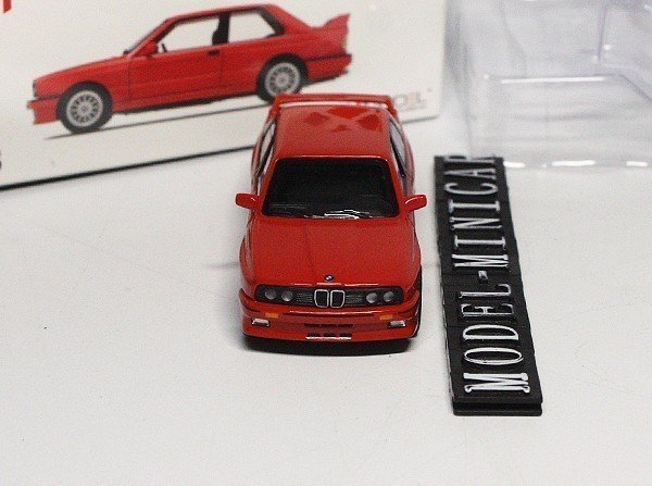 ▲超希少！LHD！MINIGT 1/64 BMW E30 M3 赤 新品 TSM MINI GT_画像2