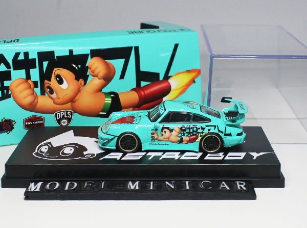 ▲超希少！Green！世界限定！DPLS 1/64 ポルシェ Porsche 911 964 RWB RAUH-Welt Astro Boy 新品_画像1