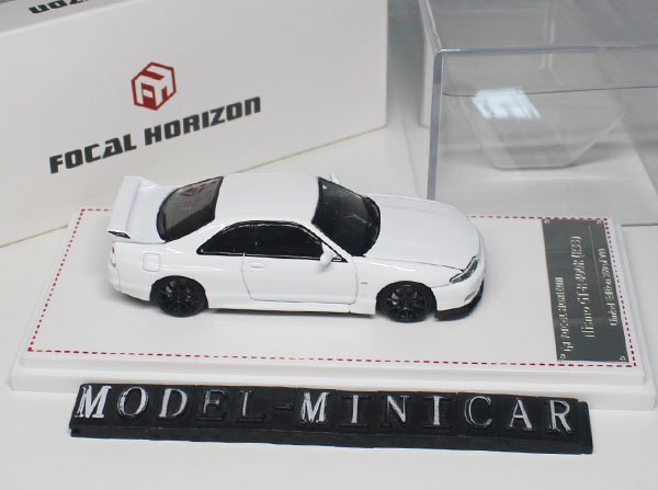 ▲超希少！白！世界限定！FOCAL HORIZON 1/64 日産 NISSAN GTR ホンダ GT-R R33 400R Nismo 新品 FH_画像2