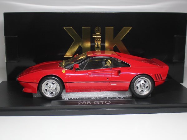 ▲入手困難！KK 1/18 フェラーリ Ferrari 288 GTO 1984 赤_画像1