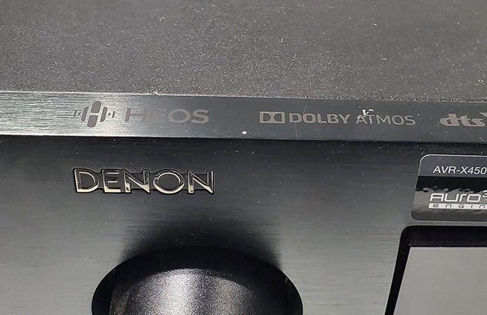 ■DENON AVR-X4500H 9.2ch AVサラウンドレシーバー Dolby Atmos DTS:X IMAX Enhanced Auro-3D対応 通電OK 0116-S_画像8