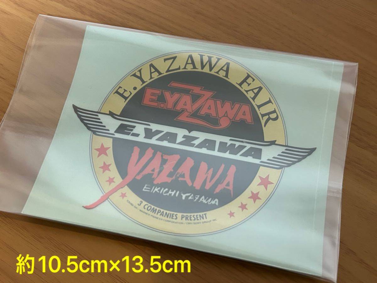 ★送料無料★新品 当時物 正規品 矢沢永吉 YAZAWA 激レア コレクション グッズ 入手困難 ステッカー スリーロゴ　羽 ハネ 筆 フデ_画像1