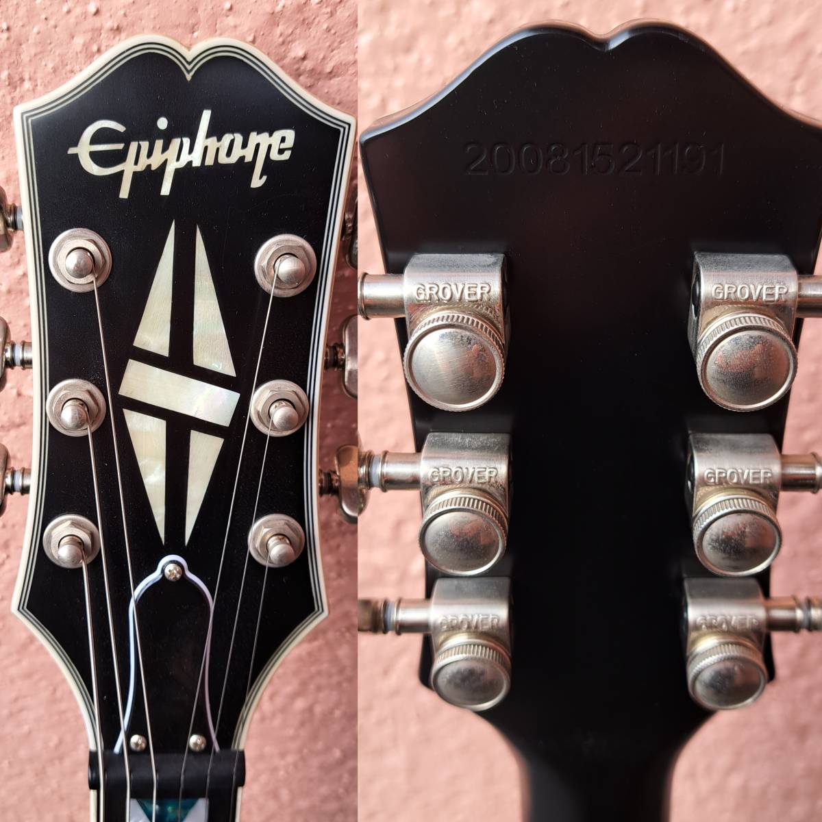 ■Epiphone SG Prophecy エピフォン プロフェシー 美品 Blue Tiger Aged Gloss 24F Ebony エボニー指板 Gibson ギブソン_画像8