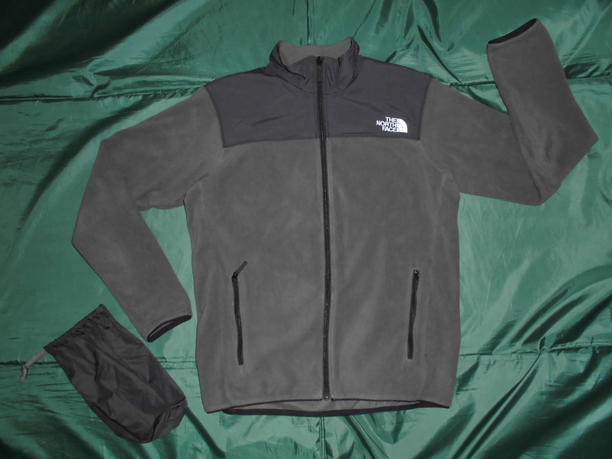 美品★THE NORTH FACE ザ・ノースフェイス スタッフバッグ付 Mountain Versa Micro マイクロ フリース ジャケット S_画像2