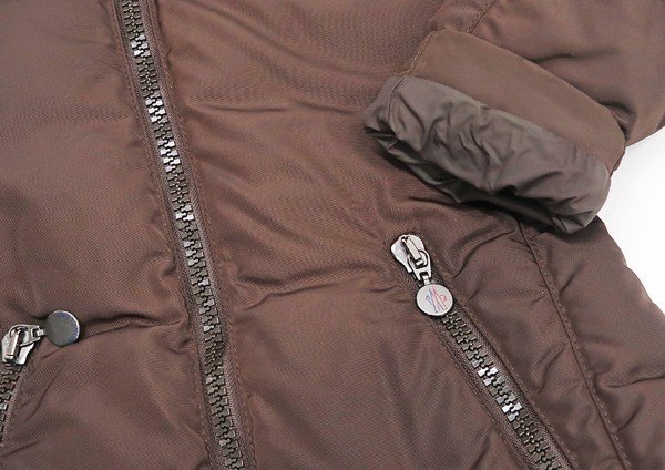 ◇【MONCLER モンクレール】FLAN ダウンジャケット 45500 ダークブラウン 0の画像7