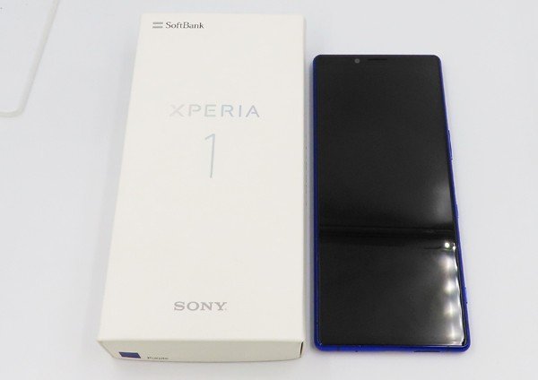 ◇【SoftBank /Sony】Xperia 1 64GB 802SO スマートフォン パープル_画像9