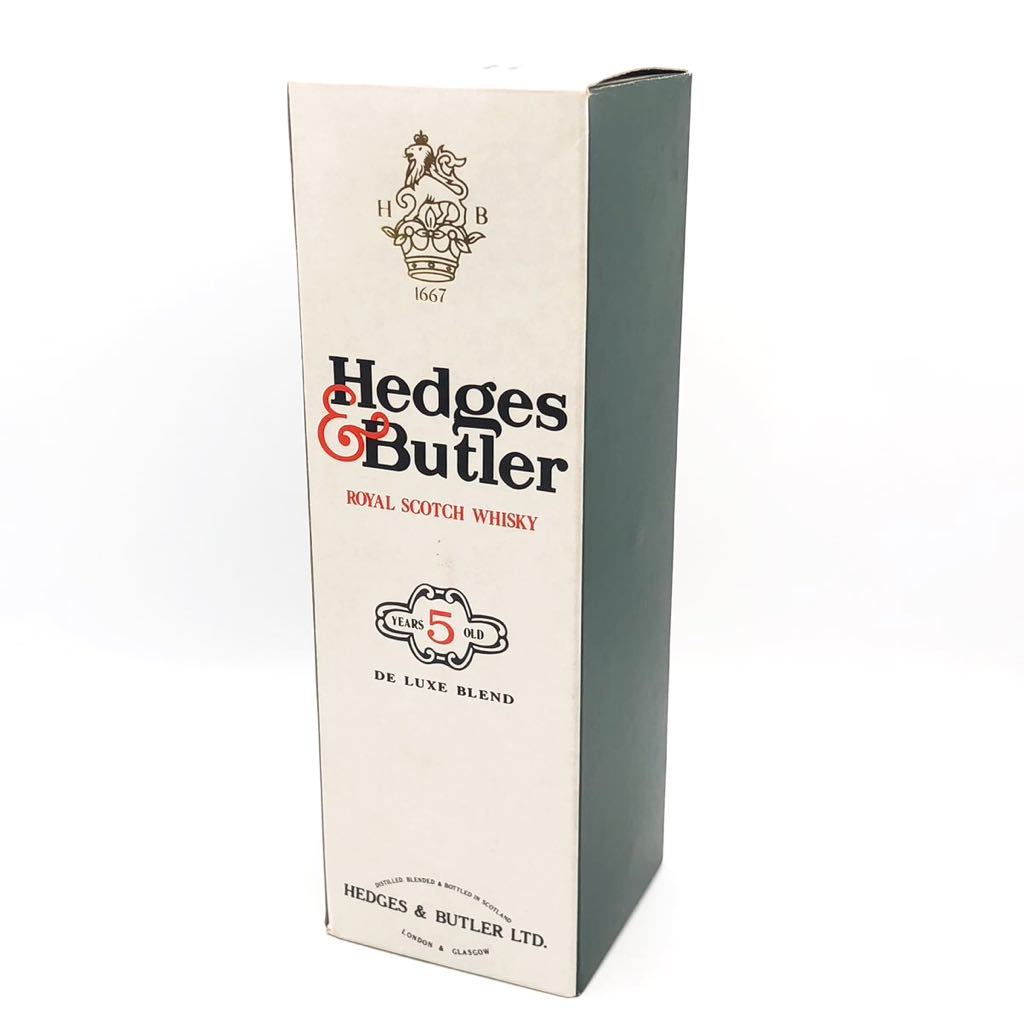 【未開栓】 Hedges Butler ヘッジス バトラー 5年 ロイヤル スコッチ ウイスキー 750ml 43% 箱_画像9