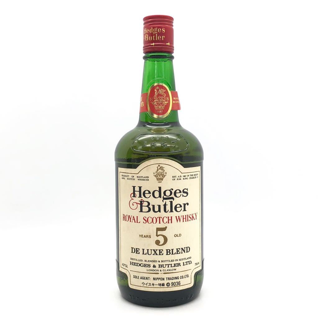 【未開栓】 Hedges Butler ヘッジス バトラー 5年 ロイヤル スコッチ ウイスキー 750ml 43% 箱_画像2
